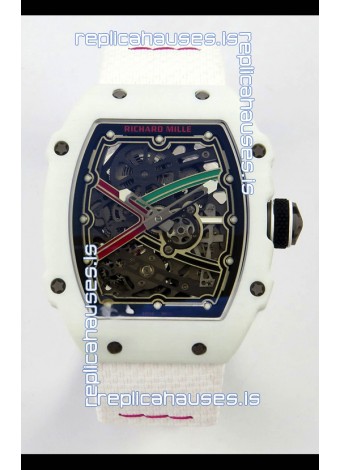 Richard Mille RM67-02 White NTPT 37 Grams CRMA7 Clone Movement 