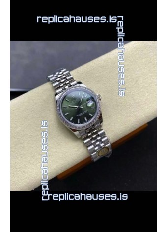 Rolex Super Clone Datejust 31MM Green Dial Jubilee Super Clone Watch