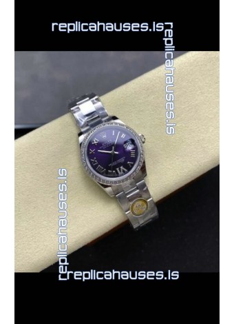 Rolex Super Clone Datejust 31MM Dark Blue Dial Super Clone Watch 