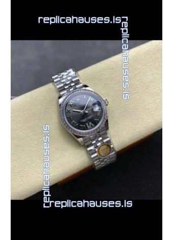 Rolex Super Clone Datejust 31MM Grey Dial Jubilee Super Clone Watch