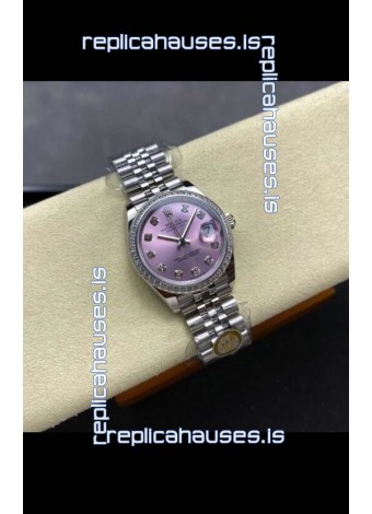 Rolex Super Clone Datejust 31MM Pink Dial Jubilee Super Clone Watch