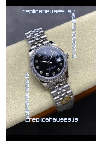 Rolex Super Clone Datejust 31MM Black Dial Jubilee Super Clone Watch 