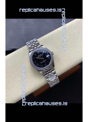 Rolex Super Clone Datejust 31MM Black Dial Steel Case Super Clone Watch 