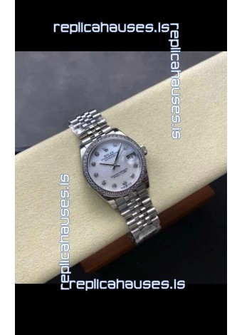 Rolex Super Clone Datejust 31MM Pearl Dial Steel Case Super Clone Watch 