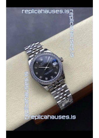 Rolex Super Clone Datejust 31MM Grey Dial Steel Case Super Clone Watch 