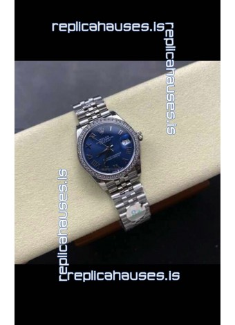 Rolex Super Clone Datejust 31MM Navy Blue Dial Super Clone Watch 