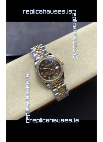 Rolex Super Clone Datejust 31MM Pearl Dial Yellow Gold Super Clone Watch 