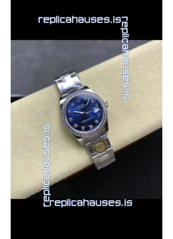 Rolex Super Clone Datejust 31MM Blue Dial Steel Case Super Clone Watch 