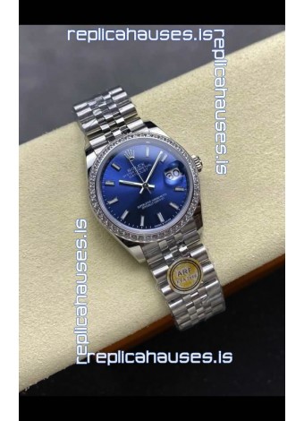 Rolex Super Clone Datejust 31MM Blue Dial Steel Case Super Clone Watch 