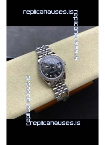 Rolex Super Clone Datejust 31MM Grey Dial Jubilee Super Clone Watch