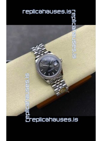 Rolex Super Clone Datejust 31MM Grey Dial Jubilee Super Clone Watch
