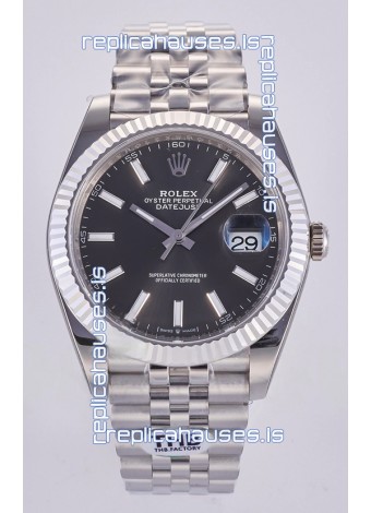 Datejust Super Clone 126334 Grey Dial 41MM FREE SPRUNG MVMNT 3235 Watch 