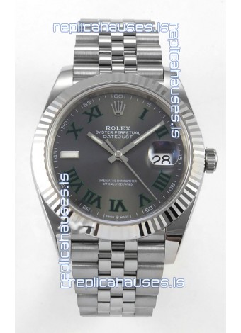 Datejust Super Clone 126334 Wimbledon 41MM FREE SPRUNG MVMNT 3235 Watch 