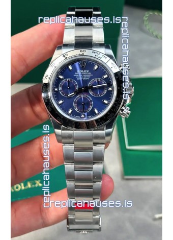 Rolex Daytona 126509 Blue Dial Stick Markers FREE SPRUNG MVMT Super Clone Watch 