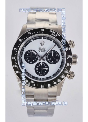 Rolex Daytona Paul Newman Blaken Blue Dial Custom Modded 4130 Mvnt Swiss Replica