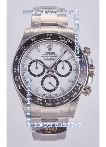 Rolex Daytona 126500 White Dial Stick Markers FREE SPRUNG MVMT Super Clone Watch 