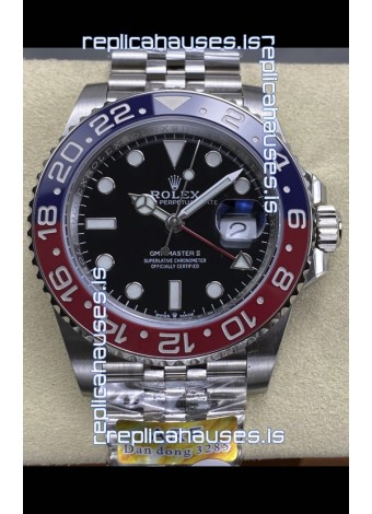GMT Masters 126710BLRO Pepsi Cal.3285 FREE SPRUNG MVMNT Super Clone 