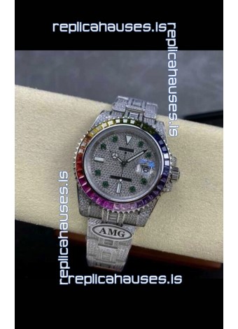 Rolex Submariner 116610 Iced Out Edition 10 Swiss Replica Watch 