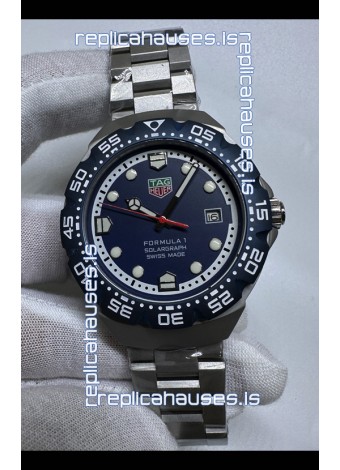 Tag Heuer Formula 1 Blue Dial Automatic Movement Japanese Replica Watch 