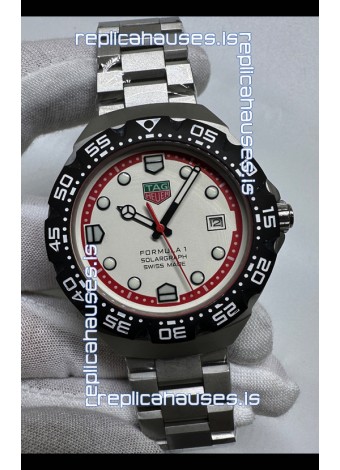Tag Heuer Formula 1 White Dial Automatic Movement Japanese Replica Watch 