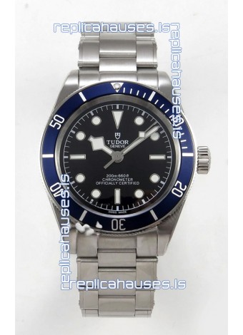 Tudor Black Bay 41 Black Dial Blue Bezel Oyster Super Clone Watch 