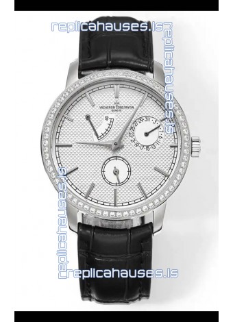 Vacheron Constantin Traditionnelle 83520 Diamonds White Dial Super Clone Watch 