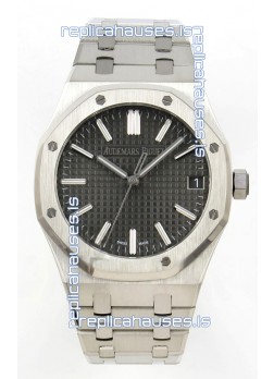 Royal Oak 15510 Grey Dial FREE SPRUNG MVMNT Super Clone Watch 