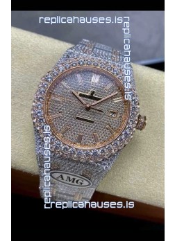 Royal Oak 15400 Iced Out Super Clone Edition 4 Super Clone Watch 