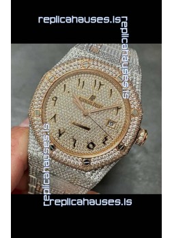 Royal Oak 15400 Iced Out Super Clone Edition 7 Super Clone Watch 