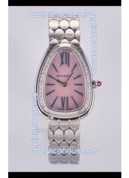Serpenti Seduttori Pink Pearl dial in Steel Casing Super Clone Watch