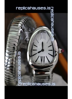 Serpenti Stainless Steel White Dial Super Clone Watch
