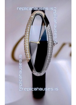 Cartier Baignoire Allongée 21MM Swiss Quartz Watch 