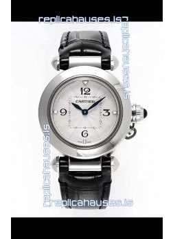 Pasha De Cartier Steel Casing Watch 30MM Super Clone Watch 