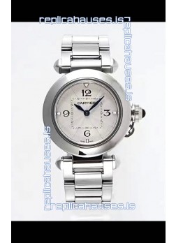 Pasha De Cartier Steel Casing Watch 30MM Super Clone Watch 
