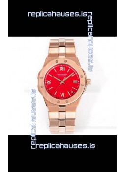 Chopard Alpine Eagle Rose Gold Red Dial Super Clone Replica Watch
