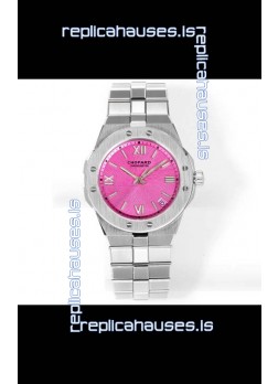 Chopard Alpine Eagle Stainless Steel Pink Dial Super Clone Replica Watch