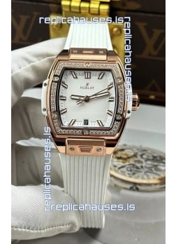 Hublot Spirit of Big Bang Rose Gold White Dial 39MM Super Clone Watch 