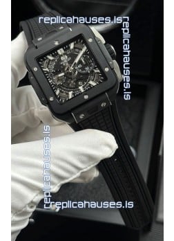 Hublot Square Bang Unico Black Magic Ceramic Super Clone Watch 