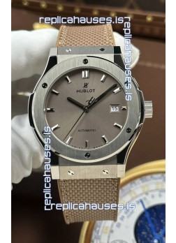 Hublot Classic Fusion Titanium Taupe Dial 42MM Super Clone Watch 