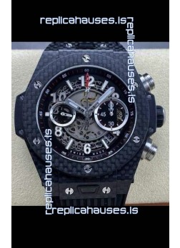 Hublot Big Bang Unico Carbon Fiber Watch 45MM Super Clone Watch 