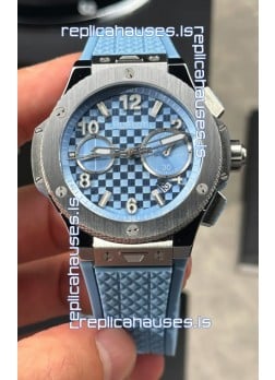 Hublot Big Bang Original Titanium Coal Blue 43MM Super Clone Watch 