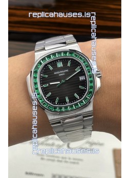 Patek Philippe Nautilus 5723 Black Dial Red Rubies Super Clone Watch 