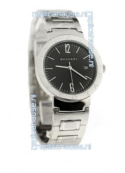 Bvlgari Quartz Japanese Watch in Black Dial