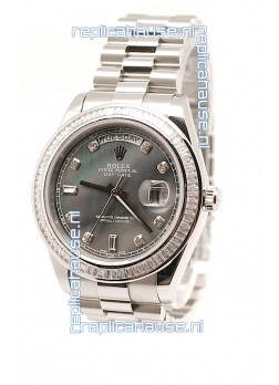 Rolex DayDate Swiss Replica Watch in Pearl Dial