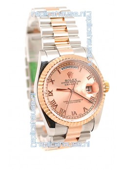Rolex Day Date Two Tone Swiss Replica Watch