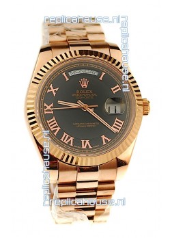 Rolex Day Date Pink Gold Swiss Replica Watch