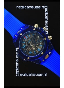 Hublot Big Bang Unico Blue Sapphire Quartz Replica Watch 45MM