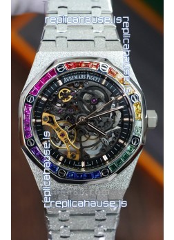 Audemars Piguet Royal Oak Double Balance Wheel Openworked FROSTED Edition 1:1 Superclone Replica Watch