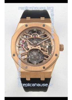 Audemars Piguet Royal Oak Super Clone Tourbillon 26735 Rose Gold Watch 