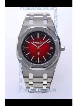 Audemars Piguet Super Clone Royal Oak Extra Thin Watch in Red Dial